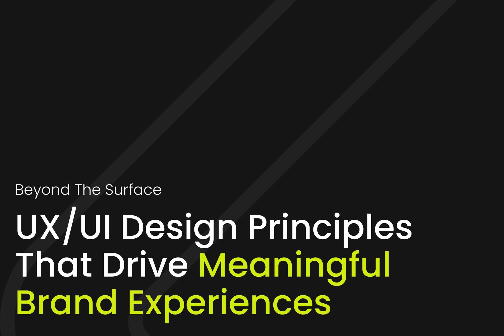 Beyond Aesthetics: The 8 Core Principles of Effective UX/UI Design — insight article thumbnail