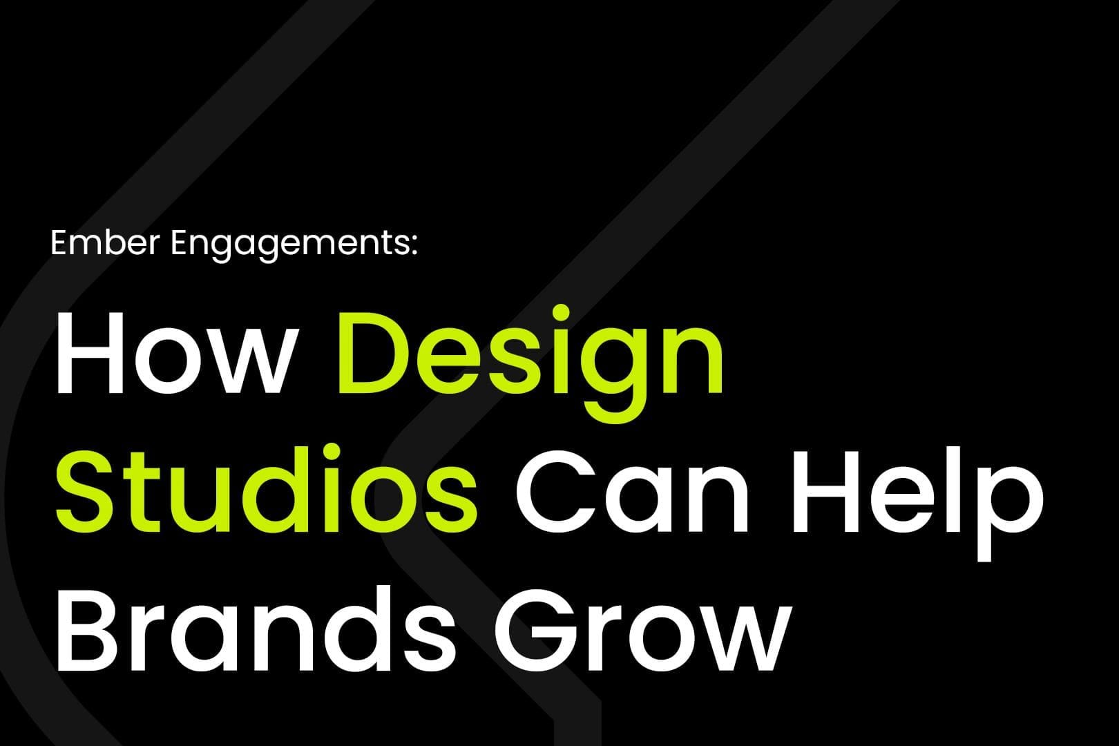 Introducing Ember: The Design Venture Partnership for Startups — insight article thumbnail